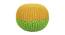 Otis Cotton Pouffe in Yellow & Green Color (Yellow) by Urban Ladder - Cross View Design 1 - 536582