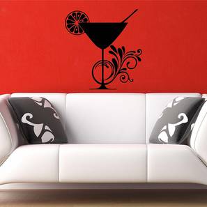 Decals Stickers And Wallpapers Design Martin Black PVC Vinyl 15.7 x 16.5 inches Wall Sticker (Black)