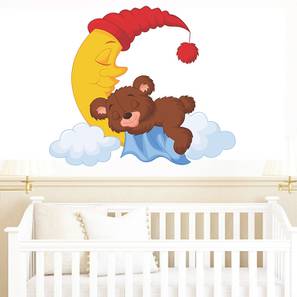 Products Design Haely Multicolor PVC Vinyl 27.6 x 27 inches Wall Sticker (Multicolor)