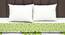Aja Green Floral Microfiber Double Size Dohar by Urban Ladder - Design 2 Side View - 538350