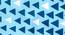 Sylvain Blue Geometric Microfiber Single Size Dohar by Urban Ladder - Design 1 Close View - 538846