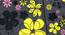 Gloria Black Floral Microfiber Double Size Dohar by Urban Ladder - Design 1 Close View - 538952