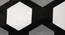 Silvain Black Geometric Microfiber Single Size Dohar by Urban Ladder - Design 1 Close View - 539145
