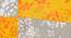 Pascale Orange Floral Microfiber Double Size Dohar by Urban Ladder - Design 1 Close View - 539154