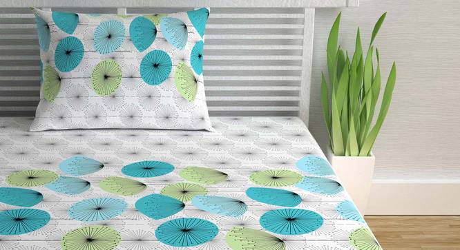 Reign Multicolor Floral 144 TC Cotton Single Size with 1 Pillow Cover (Single Size) by Urban Ladder - Front View Design 1 - 539391