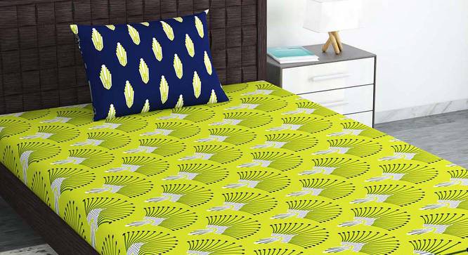 Zane Multicolor Abstract 144 TC Cotton Single Size with 1 Pillow Cover (Single Size) by Urban Ladder - Cross View Design 1 - 539472