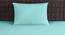 Luciana Blue Solid 144 TC Cotton Single Size with 1 Pillow Cover (Single Size) by Urban Ladder - Front View Design 1 - 539505
