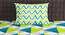Avianna Green Geometric 144 TC Cotton Single Size with 1 Pillow Cover (Single Size) by Urban Ladder - Cross View Design 1 - 539578