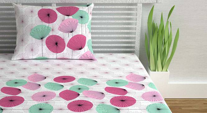 Liam Multicolor Floral 144 TC Cotton Single Size with 1 Pillow Cover (Single Size) by Urban Ladder - Front View Design 1 - 539686