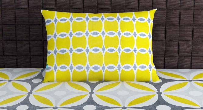 Ariah Multicolor Geometric 144 TC Cotton Single Size with 1 Pillow Cover (Single Size) by Urban Ladder - Cross View Design 1 - 539779