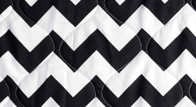 Celine Black Chevrons Microfiber Single Size Comforter (Black & White, Single Size) by Urban Ladder - Cross View Design 1 - 539874