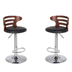 Foot Stools Nested And Bar Bedroom Living Room Mcgillin Adjule Height Swivel Bar Stools Set Of 2 Walnut Finish