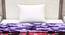 Maddison Pink Abstract Microfiber Single Size Comforter (Single Size, Pink & Purple) by Urban Ladder - Design 2 Side View - 540308