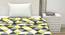 Poppy Yellow Abstract Microfiber Single Size Comforter (Yellow & Grey, Single Size) by Urban Ladder - Front View Design 1 - 540324