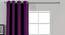 Brody Purple Satin Blackout 7 Ft  Door Curtain (Purple, Ring Pleat, 214 x 127 cm (84" x 50") Curtain Size) by Urban Ladder - Cross View Design 1 - 540366
