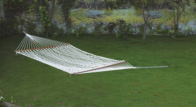 Hobbes Polyester Hammock in White Colour (White) by Urban Ladder - Cross View Design 1 - 540556