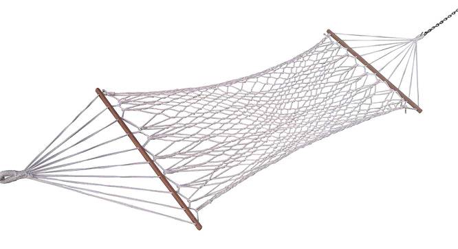 Hercules Cotton Hammock in Grey Colour (Grey) by Urban Ladder - Front View Design 1 - 540571