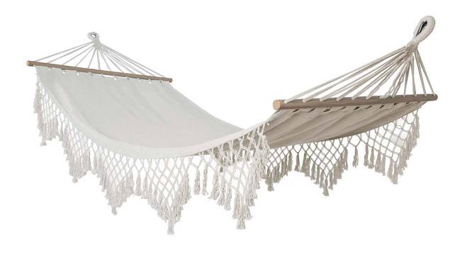 Sterling Cotton Hammock in Grey Colour (Grey) by Urban Ladder - Front View Design 1 - 540577