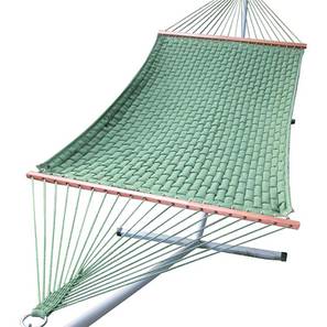 Swings And Hammocks Design Prince Polyester Hammock in Green Colour (Green)