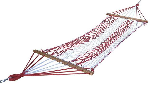 Higgins Polyester Hammock in Red Colour (Red) by Urban Ladder - Cross View Design 1 - 540650