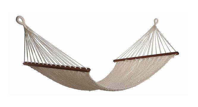 Troy Cotton Hammock in Grey Colour (Grey) by Urban Ladder - Front View Design 1 - 540664