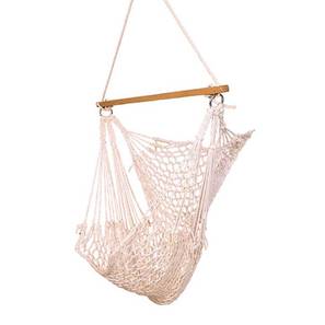Swings And Hammocks Design Maximus Polyester Swing in White Colour (White)