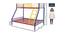 Mia Metal Bunk Bed in Multicolour by Urban Ladder - Design 1 Dimension - 540930