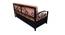 Viki 3 Seater Pull-out Sofa Cum Bed with Box Storage in Matt Black Colour (Powder Coating Finish) by Urban Ladder - Design 1 Side View - 540988
