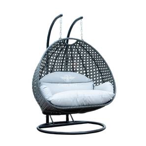 Swing Chair Design Metal Swing with Stand (Black & White)