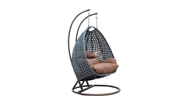 Danielle Metal Swing in  Black Color -  with Stand (Black) by Urban Ladder - Cross View Design 1 - 541146