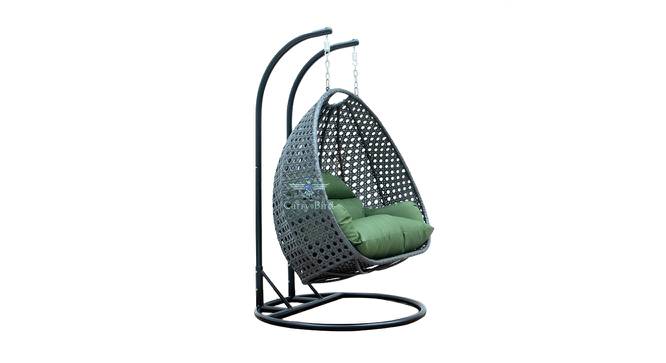 Emelia Metal Swing in  Grey Color -  with Stand (Grey) by Urban Ladder - Cross View Design 1 - 541147