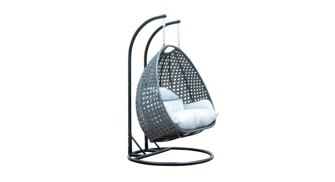 Carolina Metal Swing in  Black Color -  with Stand (Black) by Urban Ladder - Cross View Design 1 - 541149