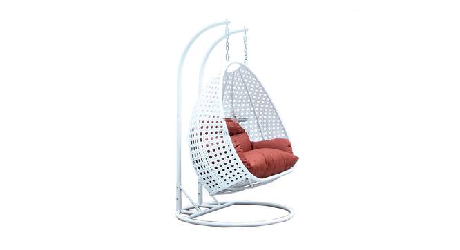 Celine Metal Swing in  White Color -  with Stand (White) by Urban Ladder - Cross View Design 1 - 541156