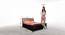 Jeremy Metal Queen Hydraulic Storage Upholstered Bed in Black Colour (Queen Bed Size, Matte Finish) by Urban Ladder - Design 1 Dimension - 541359