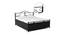 Melissa Metal King Hydraulic Storage Bed in Black Colour (King Bed Size, Matte Finish) by Urban Ladder - Design 1 Close View - 541630