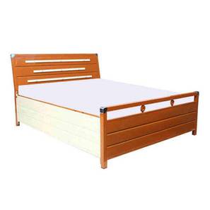 Beds With Storage Design Saffron Metal Double Size Hydraulic Storage Bed in Matte Finish