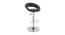 Smiley Swivel Leatherette Bar Stool in Black Colour (Black) by Urban Ladder - Cross View Design 1 - 541918