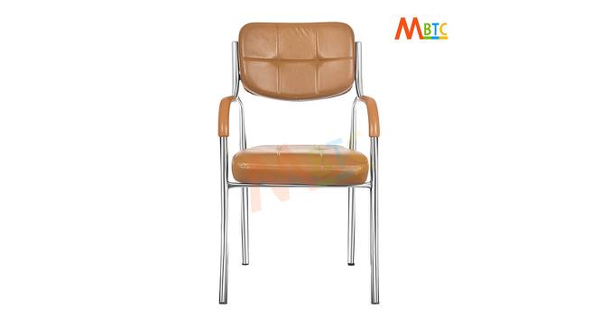 Superia Leatherette Office Chair In Beige Colour (Beige) by Urban Ladder - Front View Design 1 - 541949