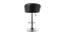 Judith Swivel Leatherette Bar Stool in Black Colour (Black) by Urban Ladder - Design 1 Side View - 541956