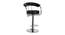 Magma Swivel Leatherette Bar Stool in Black Colour (Black) by Urban Ladder - Cross View Design 1 - 542015