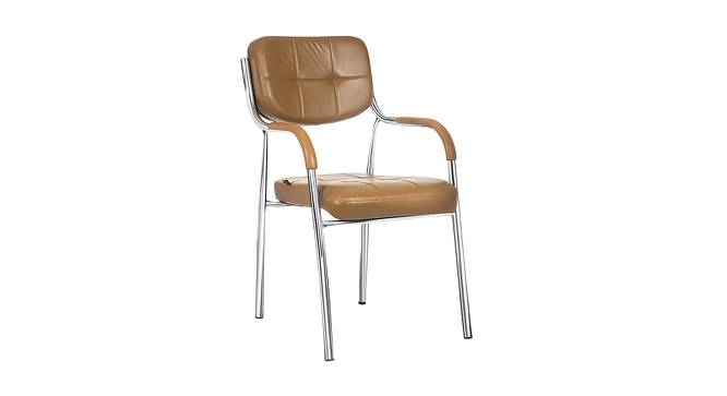Superia Leatherette Office Chair In Beige Colour (Beige) by Urban Ladder - Cross View Design 1 - 542028
