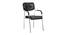Superia Leatherette Office Chair In Black Colour (Black) by Urban Ladder - Cross View Design 1 - 542029