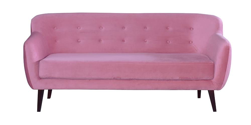 Darcy Fabric Sofa (Pink) by Urban Ladder - - 