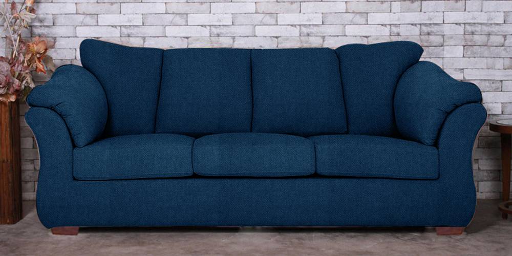Ashley Fabric Sofa (Blue) by Urban Ladder - - 