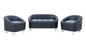 Nelson Fabric Sofa (Black)