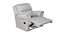 Boston Fabric 1 Seater Manual Recliner In Grey Color (Grey, One Seater) by Urban Ladder - - 