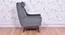 Derby Floral Fabric Lounge Chair In Grey Color (Grey) by Urban Ladder - - 