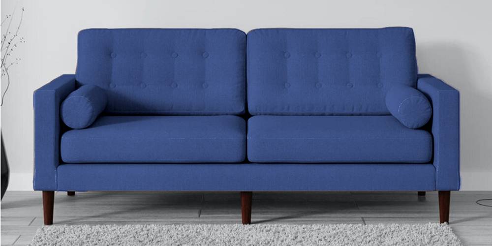 Hunny Fabric Sofa ( Navy Blue) by Urban Ladder - - 