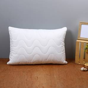 Pillows Design Emerald White Polyester Rectangular 27x18 inches Pillow (White)