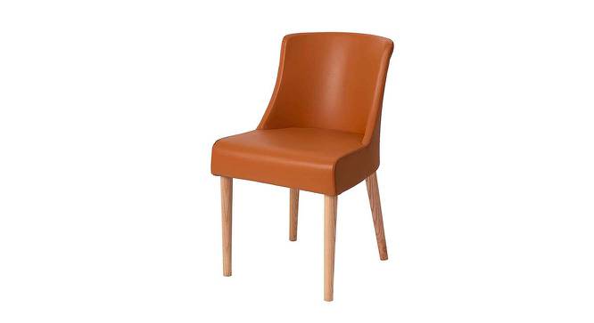 Reese Solid Wood Dining Chair in Orange Colour (Orange) by Urban Ladder - Front View Design 1 - 543447